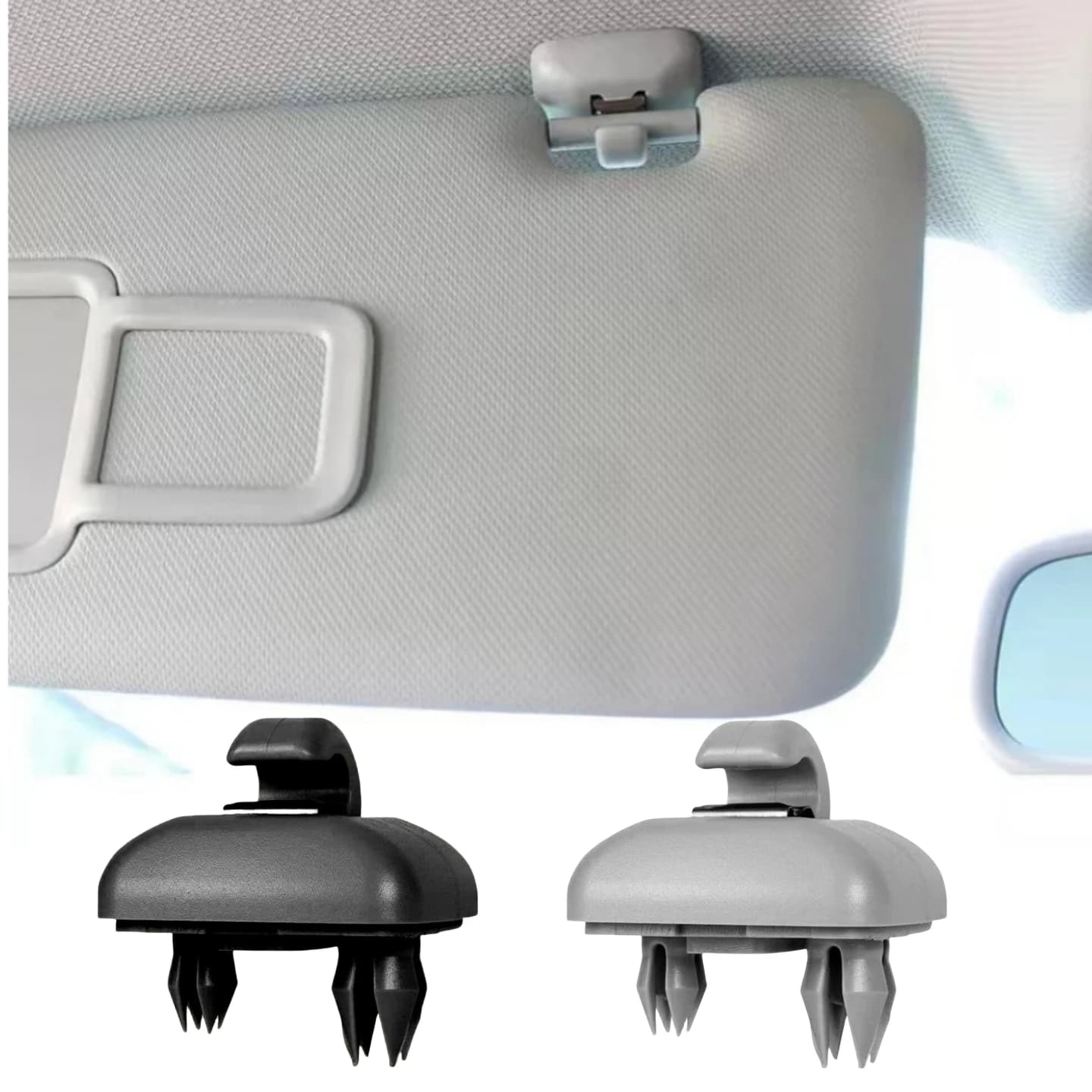Auto Sun Visor Clip Hook Bracket Hanger Replacement For Audi A1 A3 A4 A5 Q3 Q5 Sun Visor Clip Holder Hook Car Accessories