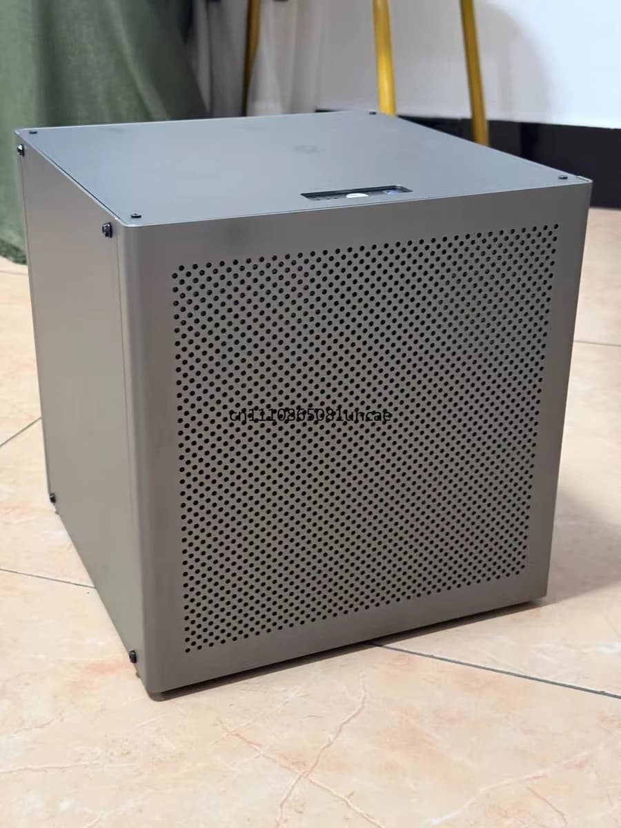 Chassis NAS Auriga a 6 Bay, in Lega di Magnesio-Alluminio da 2mm, Scheda Madre MATX, con Backplane, PCIe a Piena Altezza, per Archiviazione Domestica