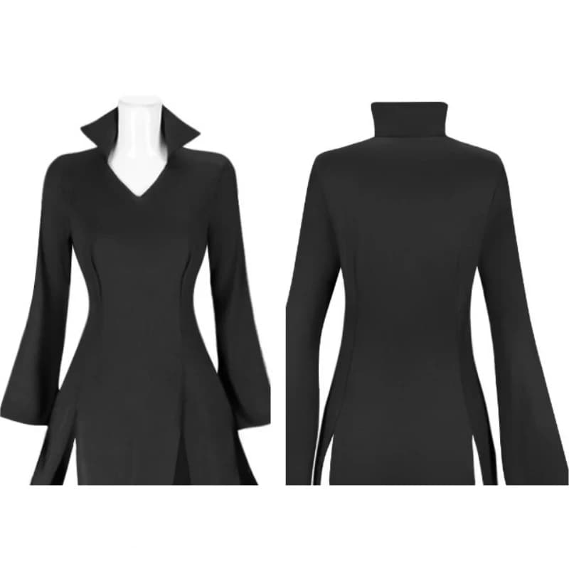 A;3,v;7'd/One Punch Man Tornado of Terror Senritsu No Tatsumaki Costume Cosplay Parrucca Vestito Nero Donna Ragazza Outfit Halloween