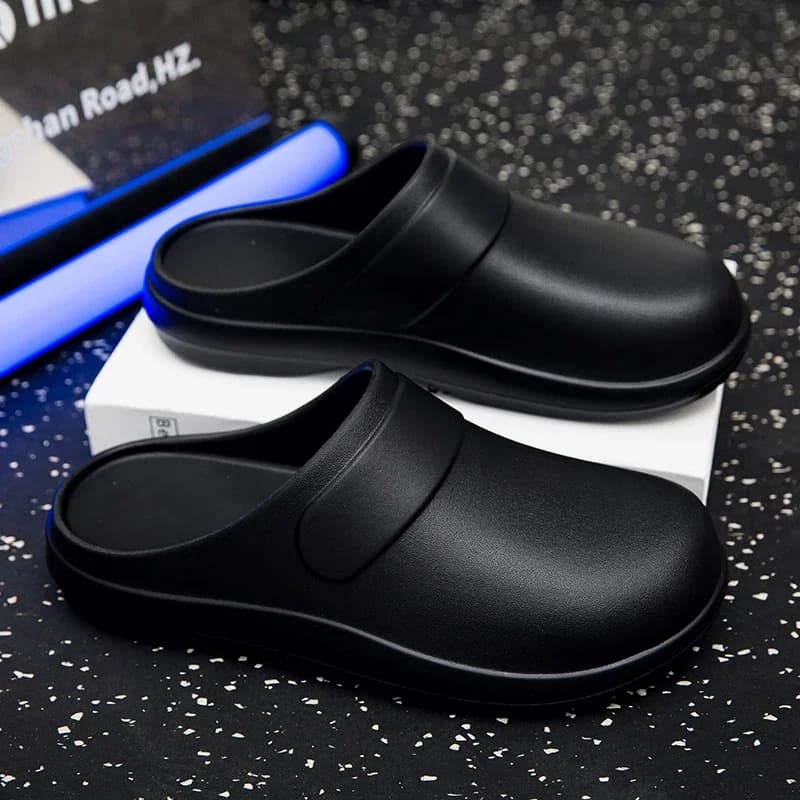 Ciabatte da Uomo alla Moda, Antiscivolo per Esterni, Scarpe da Chef, Zoccoli da Cucina Resistenti all'Olio, Ciabatte da Sala Operatoria, Sandali da Uomo