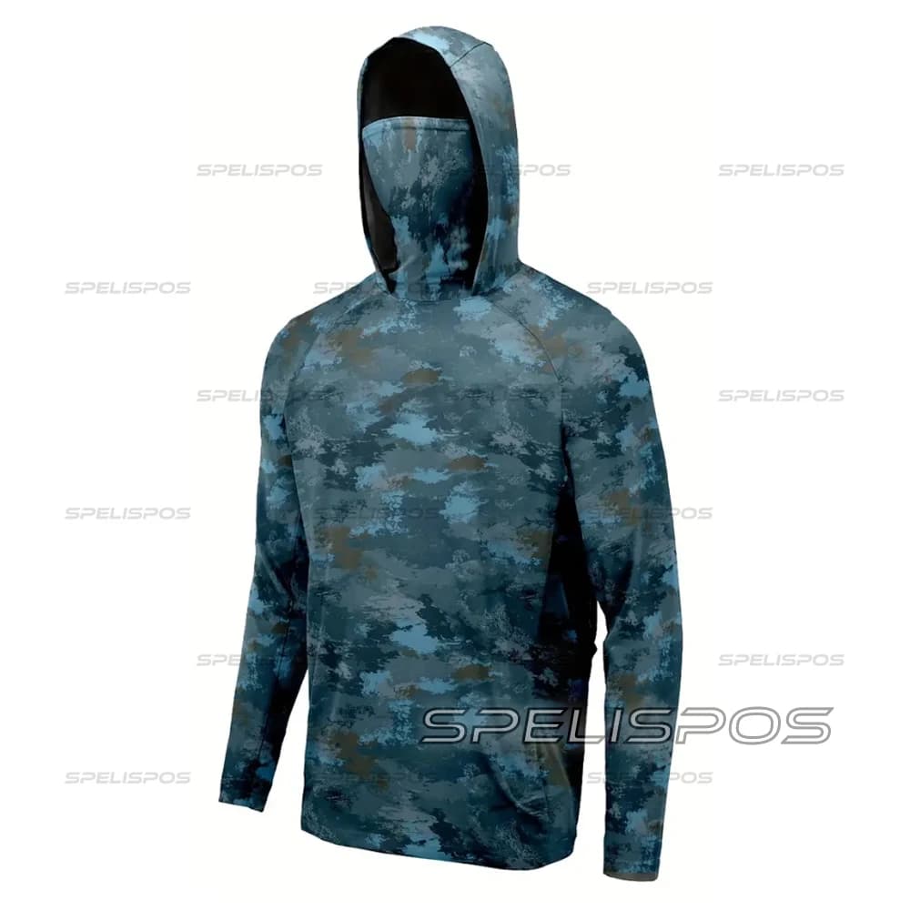 Top da equitazione indossare maschera per la copertura del viso camicia da pesca collo UPF 50 maglietta da corsa felpe con cappuccio da spiaggia Run abbigliamento sportivo cappuccio da surf