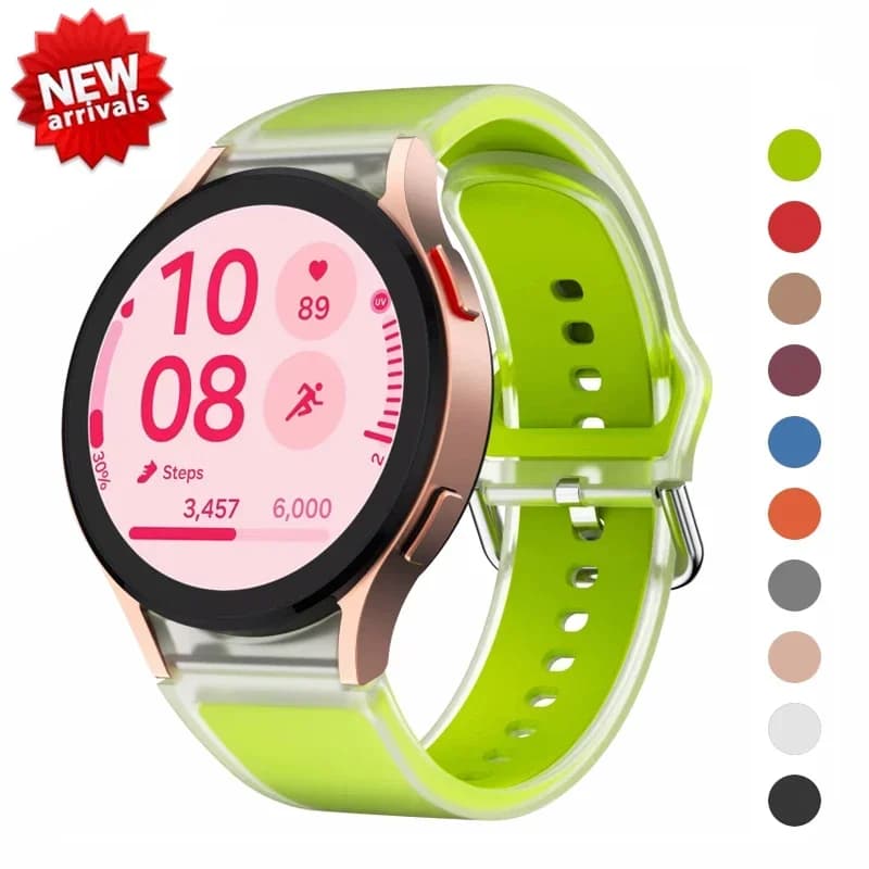 Cinturino estivo per Samsung Galaxy Watch 7 FE 40mm Accessorio uomo esterno per Samsung Galaxy Watch 6 cinturino classico 47mm Cinturino Escursionismo donna