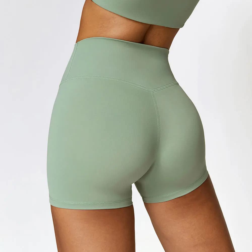 Women's Fast Drying Cycling Gym Shorts High Waist Fitness Shorts Sport Shorts from Squat-proof Yoga