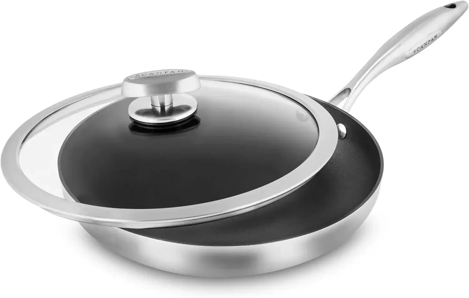 11 inch CX+ pan with glass lid - Anti-adhesive Stratanium Plus - 5 layers stainless steel