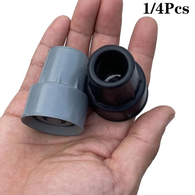 19 mm rubber toe for walking stick, anti-slip gaiter for walking stick for seniors, hiking stick accessories