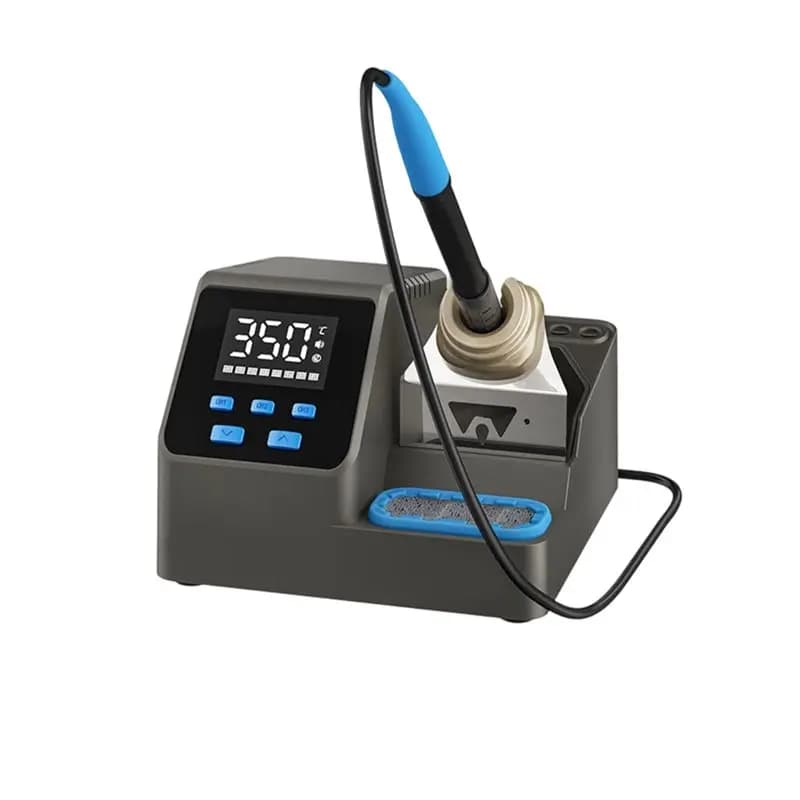 ABGR-Smart Soldering Station Intelligent Temperature Control With 3 Prese Compatible With 210 Series Soldering Tips US Plug
