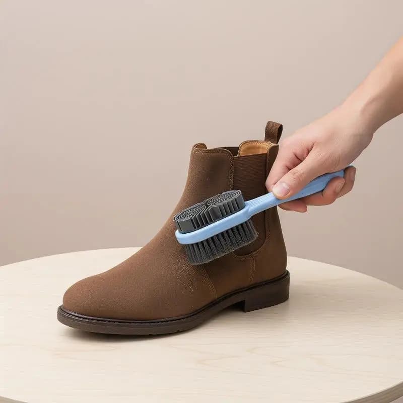 Home Cleaning Made Easy with Double-Sided Silicone Shoe Brush