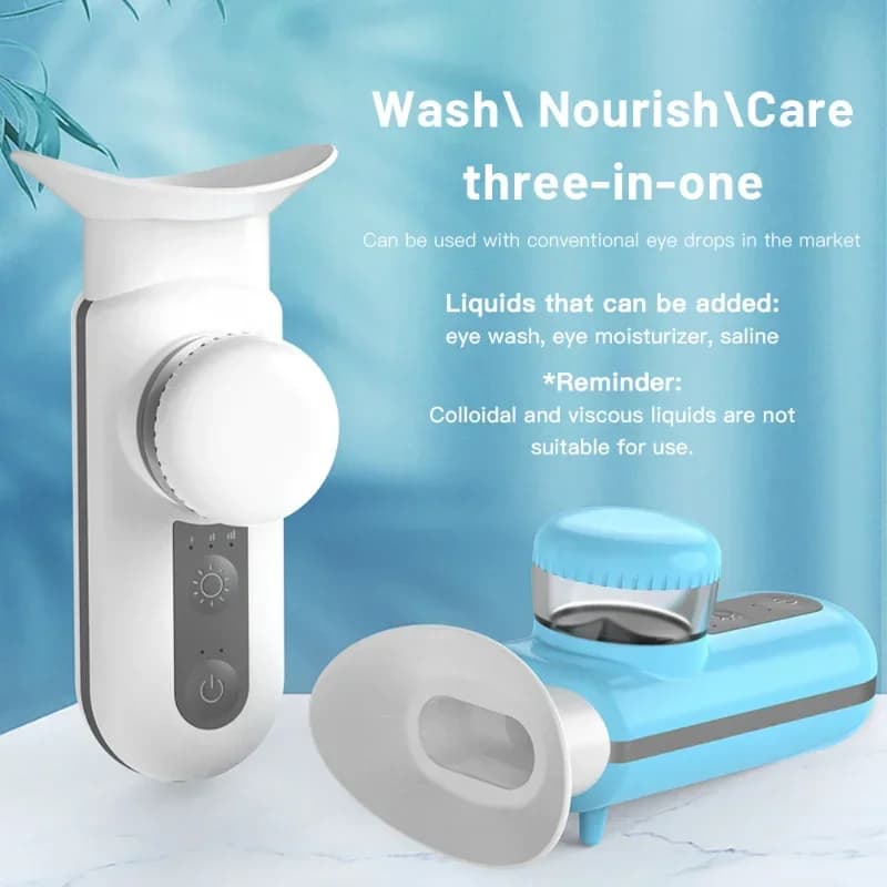 Nuova protezione per gli occhi Nano spruzzatore impacco caldo idratante per gli occhi umidificatore per il viso motore a vapore allevia l'affaticamento acqua secca per gli occhi