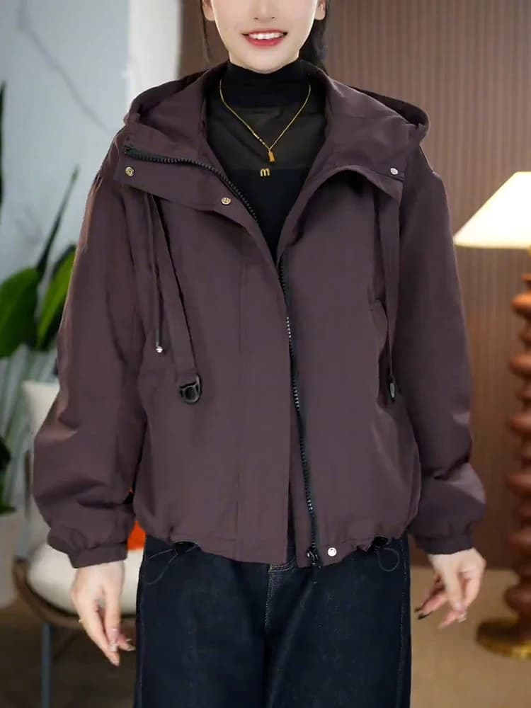 Fashionable Commute Short Jacket Women's Spring 2026 Breathable Casual Wear Short Coat Stylish Versatile Compact Size