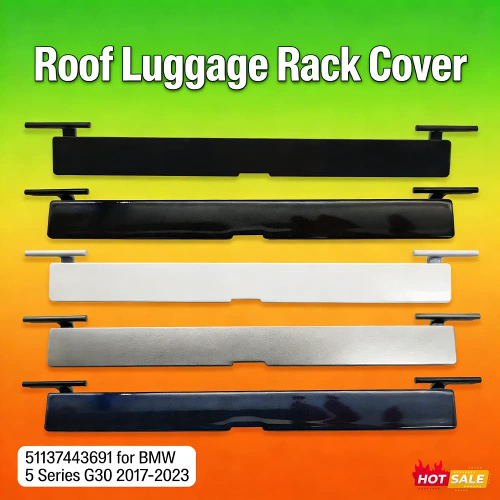 Roof Luggage Rack Cover Plate Replacement 51137443691 Car Roof Rail Molding Trim Fit for BMW 5 Series G30 2017-2023