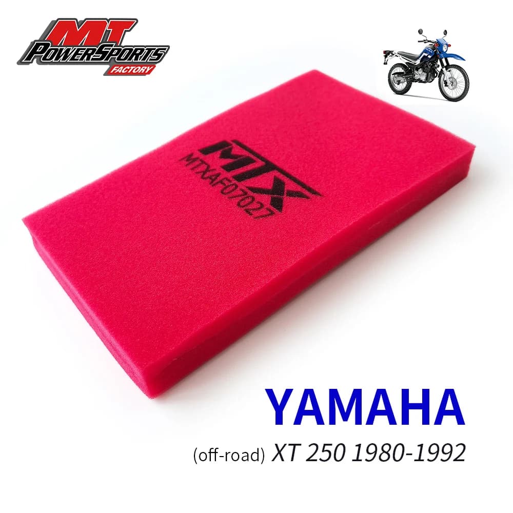 Motorcycle Engine Air Filter Dual Foam fit For Yamaha XT 250 Sponge Cleaner Motocross Filter
