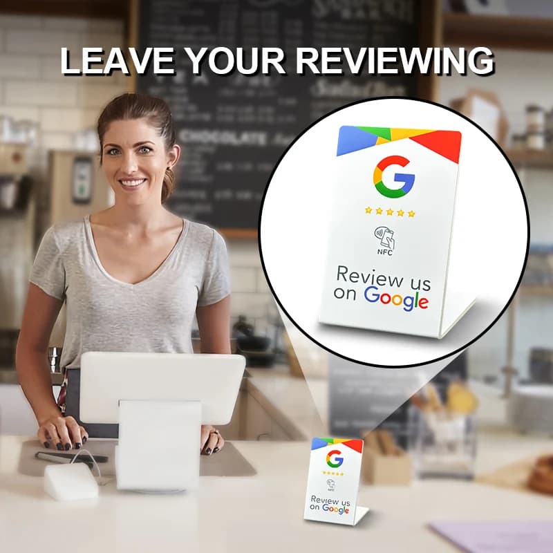 NFC 215 programmabile per la scheda di revisione Google Tabella stazione NFC Scheda di revisione NFC impermeabile da 13,56 Mhz