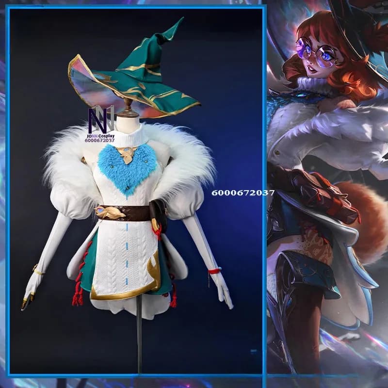 League of Legends Aurora Accessori per costumi cosplay di moda Gioco anime LOL Champion Nuova pelle Comic Con Uniforme da festa di Halloween