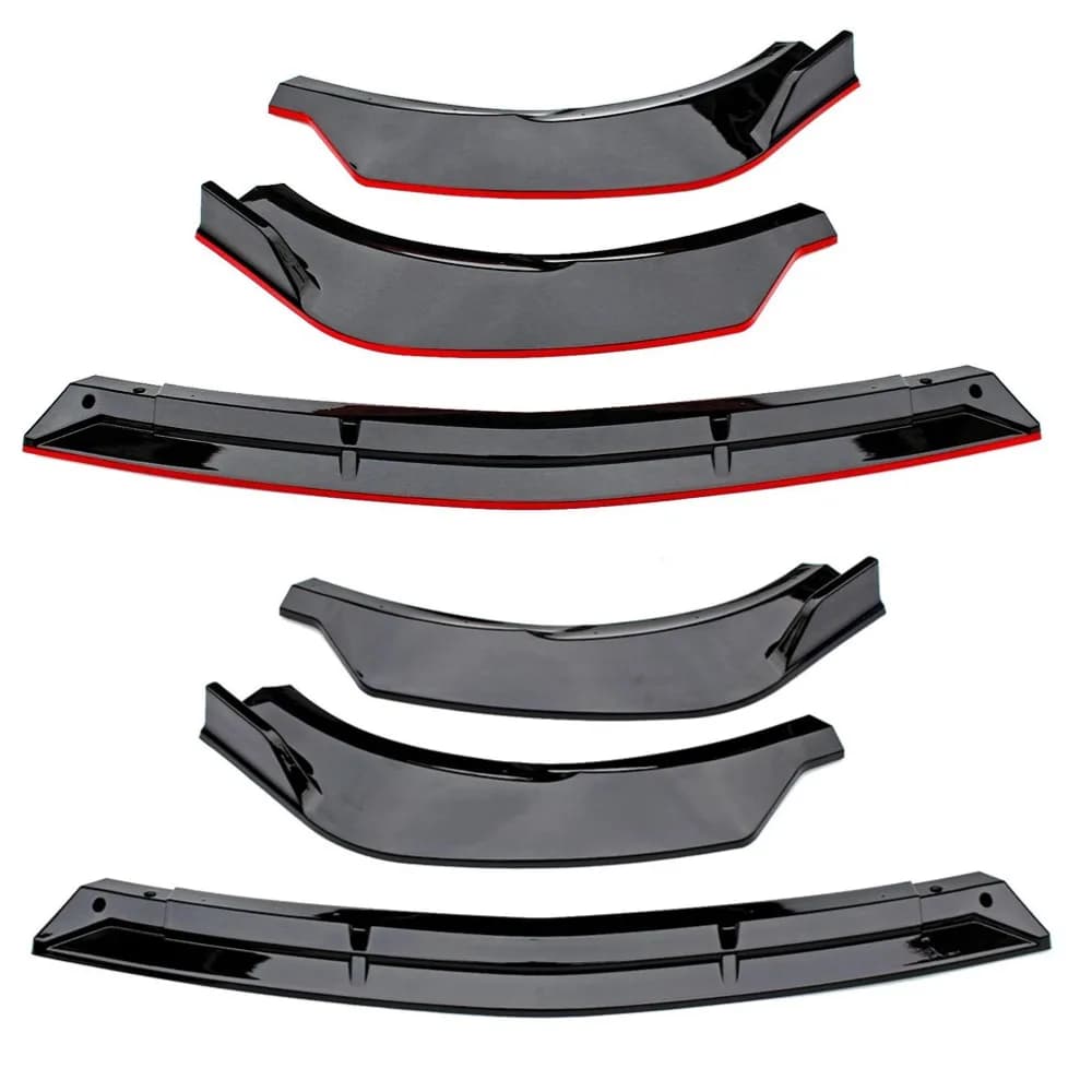 For Mercedes-Benz CLA Class W118 C118 X118 2020-2023 - Front Diffuser, Splitter, Bumper Lip, Tuning Accessories - Perforated Style