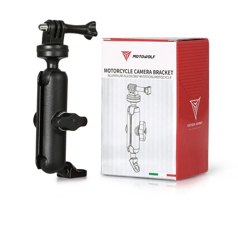 New For Hero8/7/6/5/4/3+ Action Cameras Accessory 360 Rotating Motorcycle Bike Camera Holder Handlebar Mirror Mount Bracket