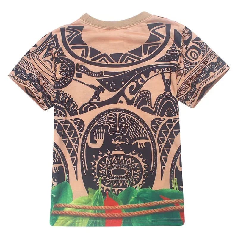 DY2020 Anno Bambino Vacanza T-shirt in cotone Pantaloncini Kid Ragazzi Pigiama Halloween Maui Moana Fantasia Cool Costume Pigiama per bambino I IS