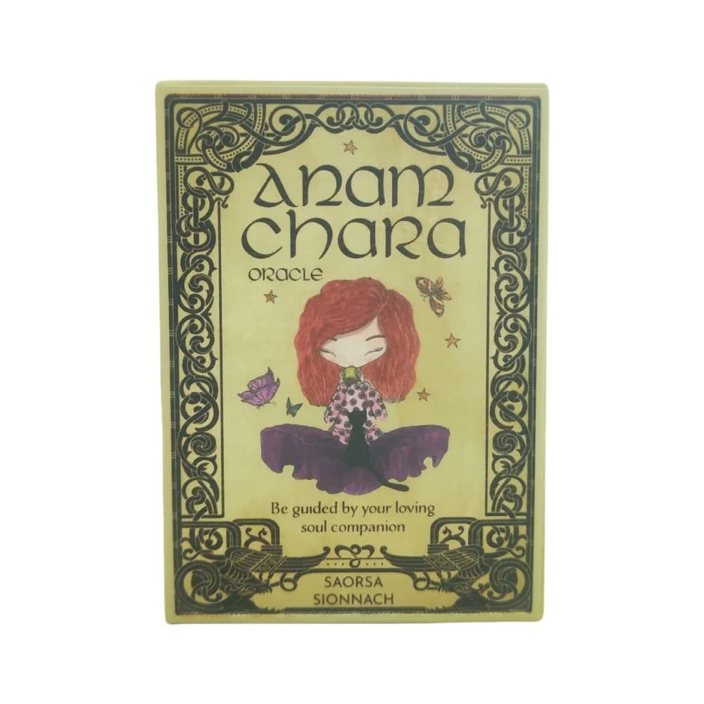 44 carte Anamchara Oracle: essere guidato dal tuo compagno dell'anima amorosa 10,4 * 7,3 cm