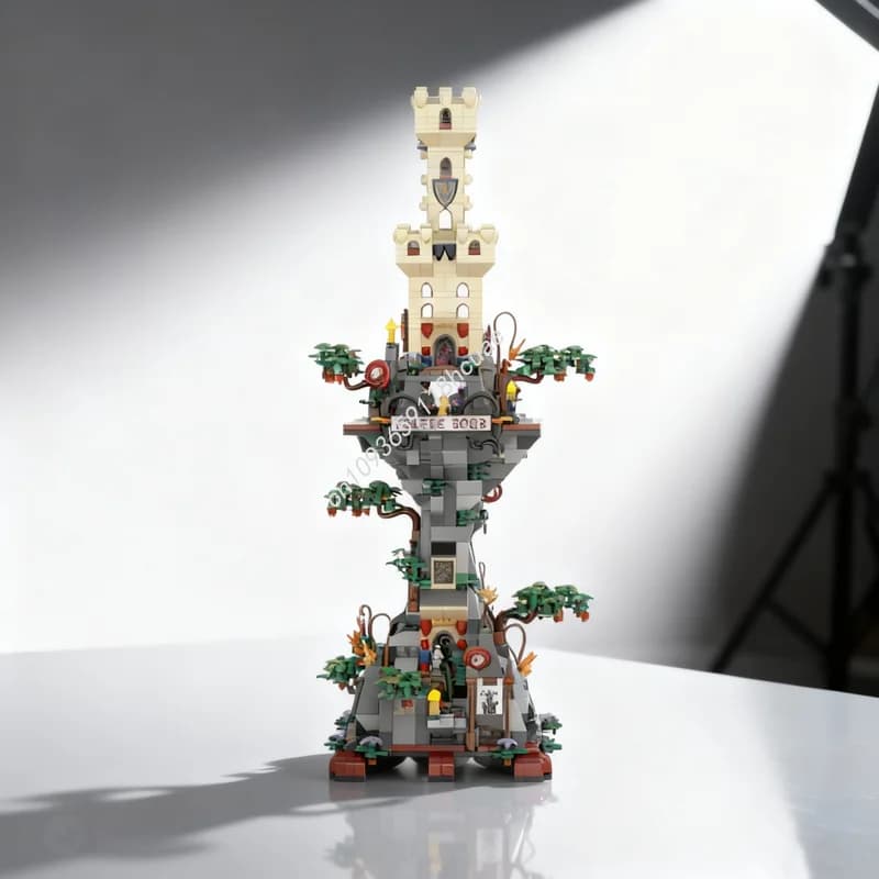1473pcs MOC Mini CASTLE ROCK Model Building Blocks Construction DIY Creative Idea Toy Education Festival Gift Brick Birthday