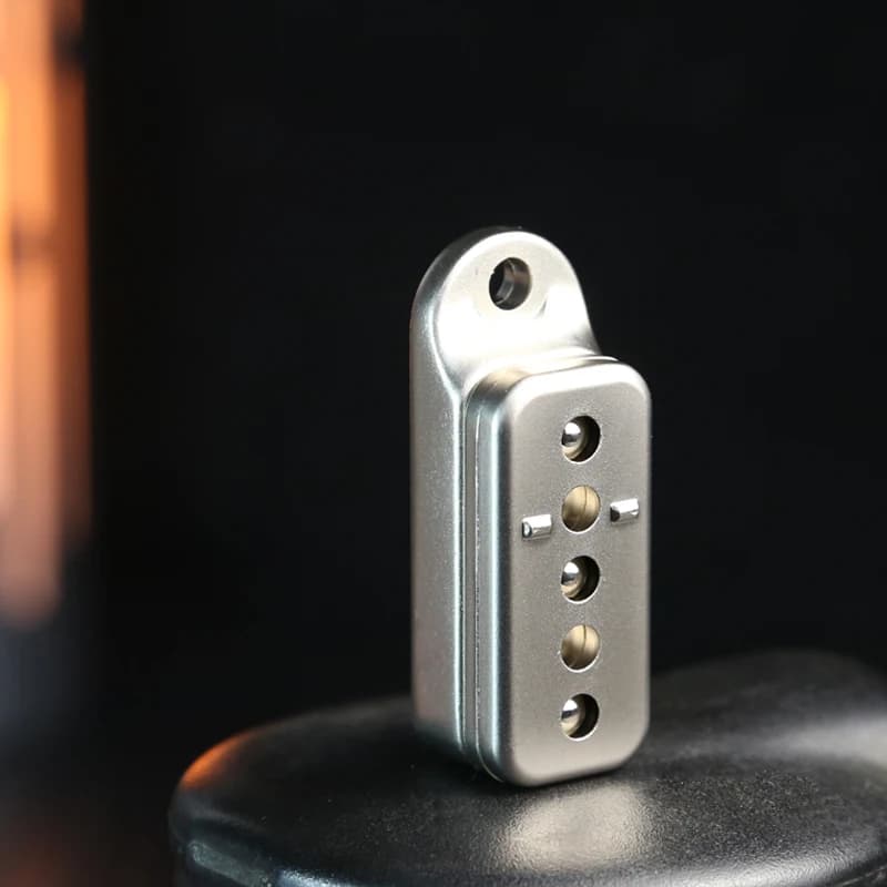 Giocattolo Fidget Push-Slide magnetico - Giocattolo Fidget EDC in metallo per adulti per alleviare lo stress e cursore per la riduzione dell'ansia, regalo per adulti