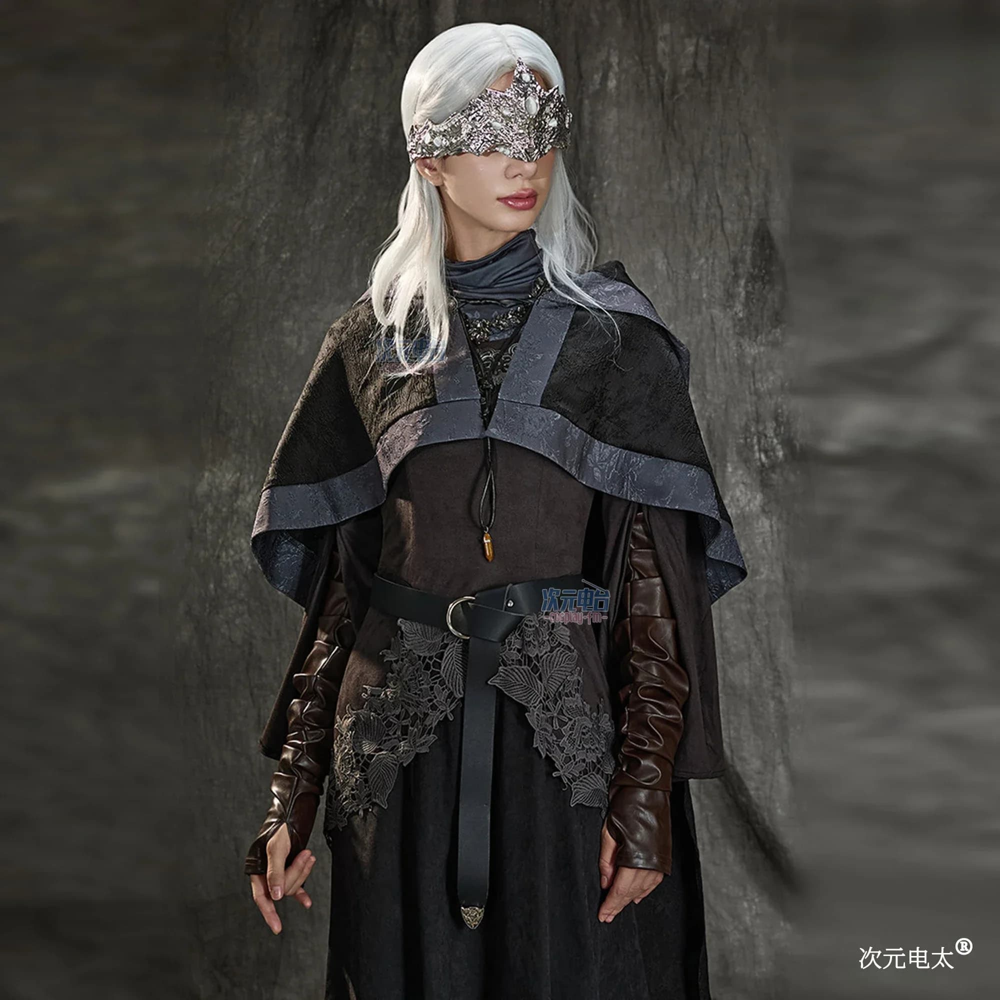 The Fire keeper Gioco Dark Souls III Costume Cosplay maschera vestito cintura guanti set di oggetti di scena Halloween gotico Natale ragazza uniforme