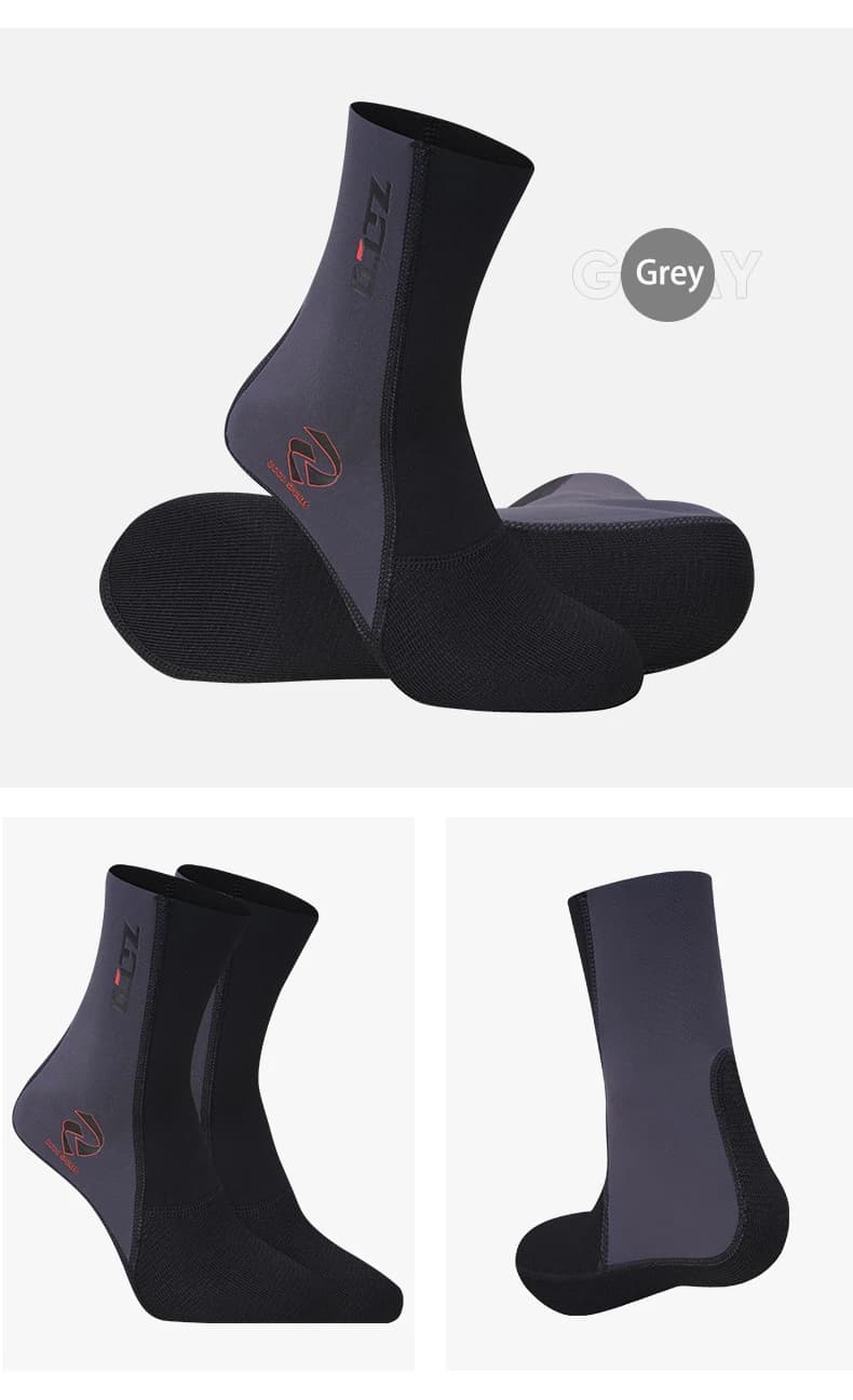 1.5 mm Dive Socks Anti-slip, Hot, Elastic, Patchwork, Adults, Mute Shoes, Swimming and Snorkeling Surf Boots