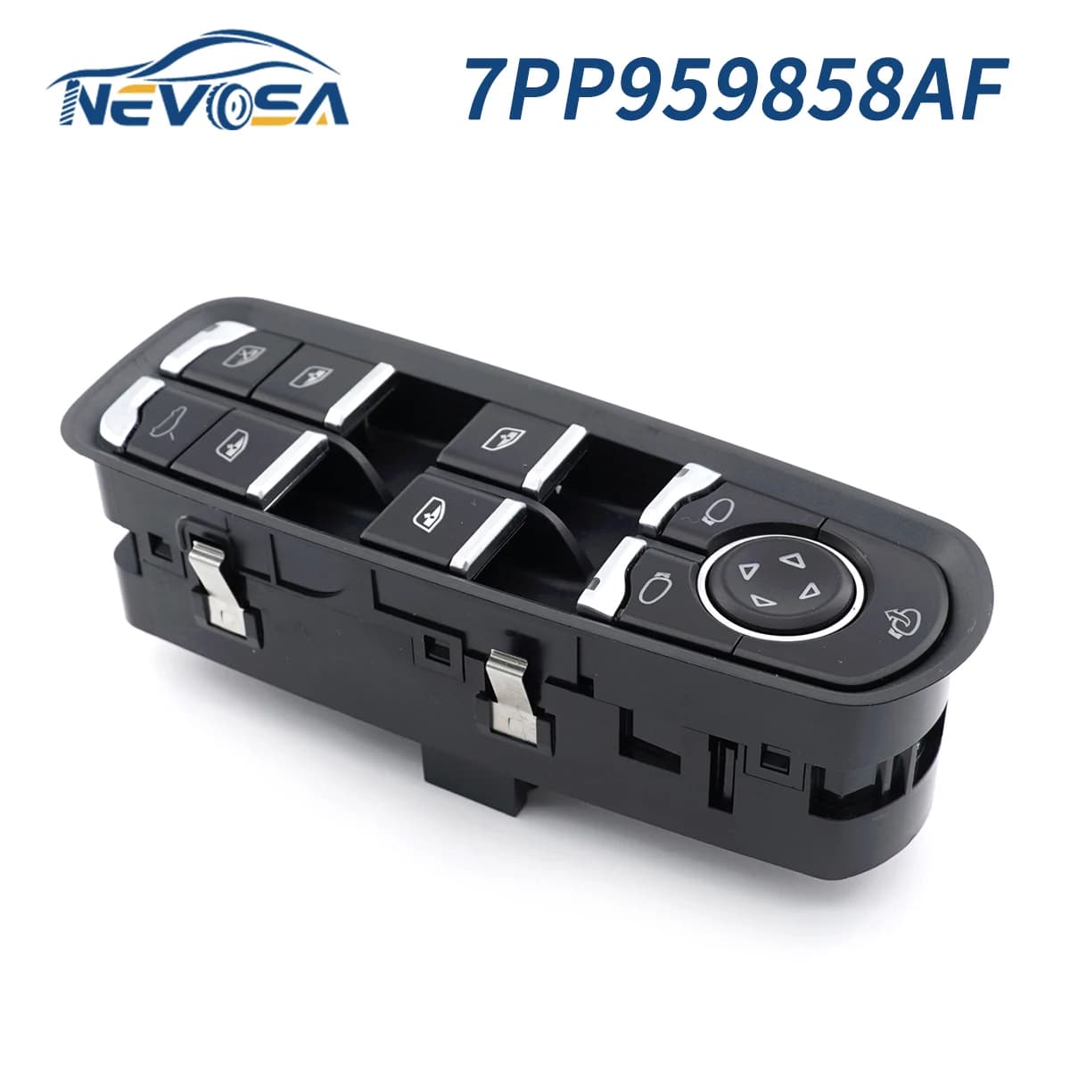 NEVOSA 7PP 959858 AF Per Porsche Panamera Cayenne Macan 2011-2017 7PP 959858 Interruttore di comando alzacristallo elettrico principale MDML