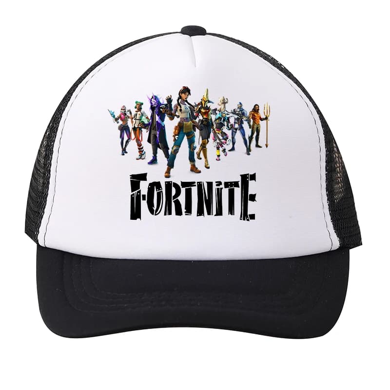 Gioco Fortnites Ragazze Ragazzi Berretti da baseball Cartoon Fortress Night Bambini Cappelli con visiera regolabili per adulti Berretto estivo stampato in rete regalo