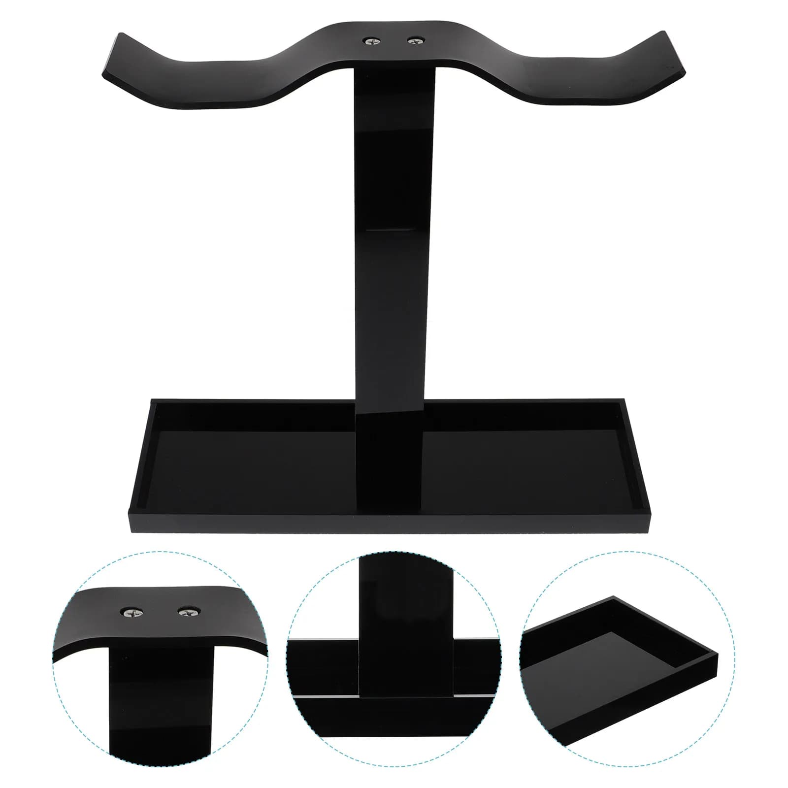 Premium Acrylic Headphone Holder Stand for Gaming Office Desk Headset Hanger Earphone Rack with Fine Workmanship Long Service