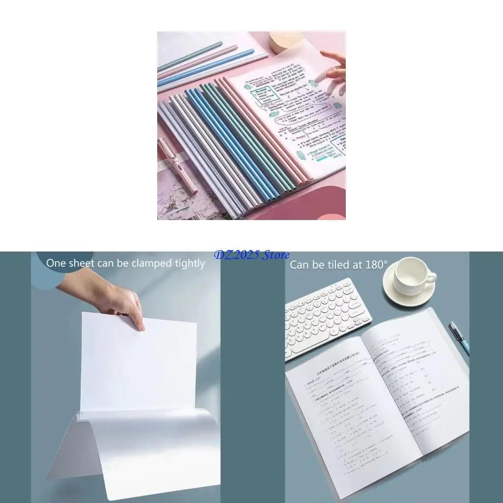 Q6RC 10pcs Fissaggio colorato per l'organizzazione dei file test scolastici