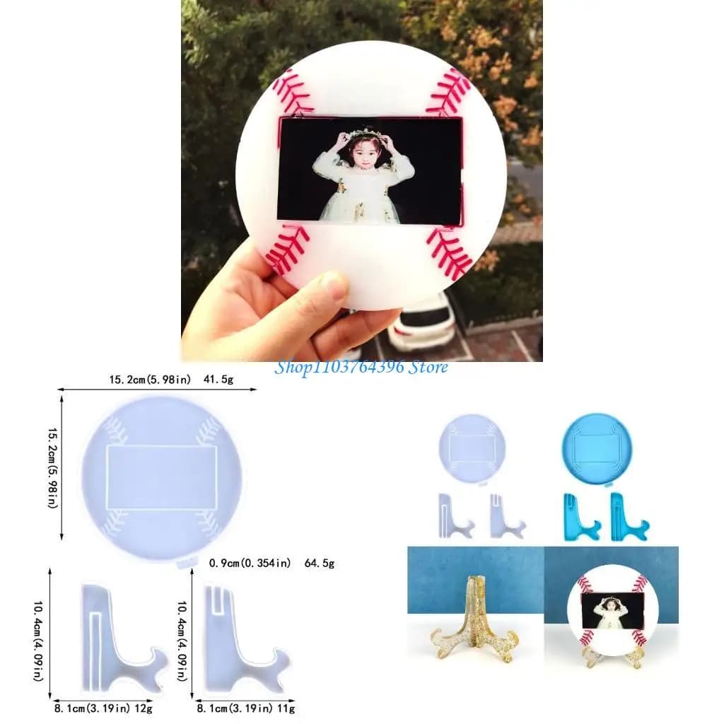 stampi per cornici per foto in silicone Stampo per decorazioni artistiche da parete Stampi in resina per cornice da