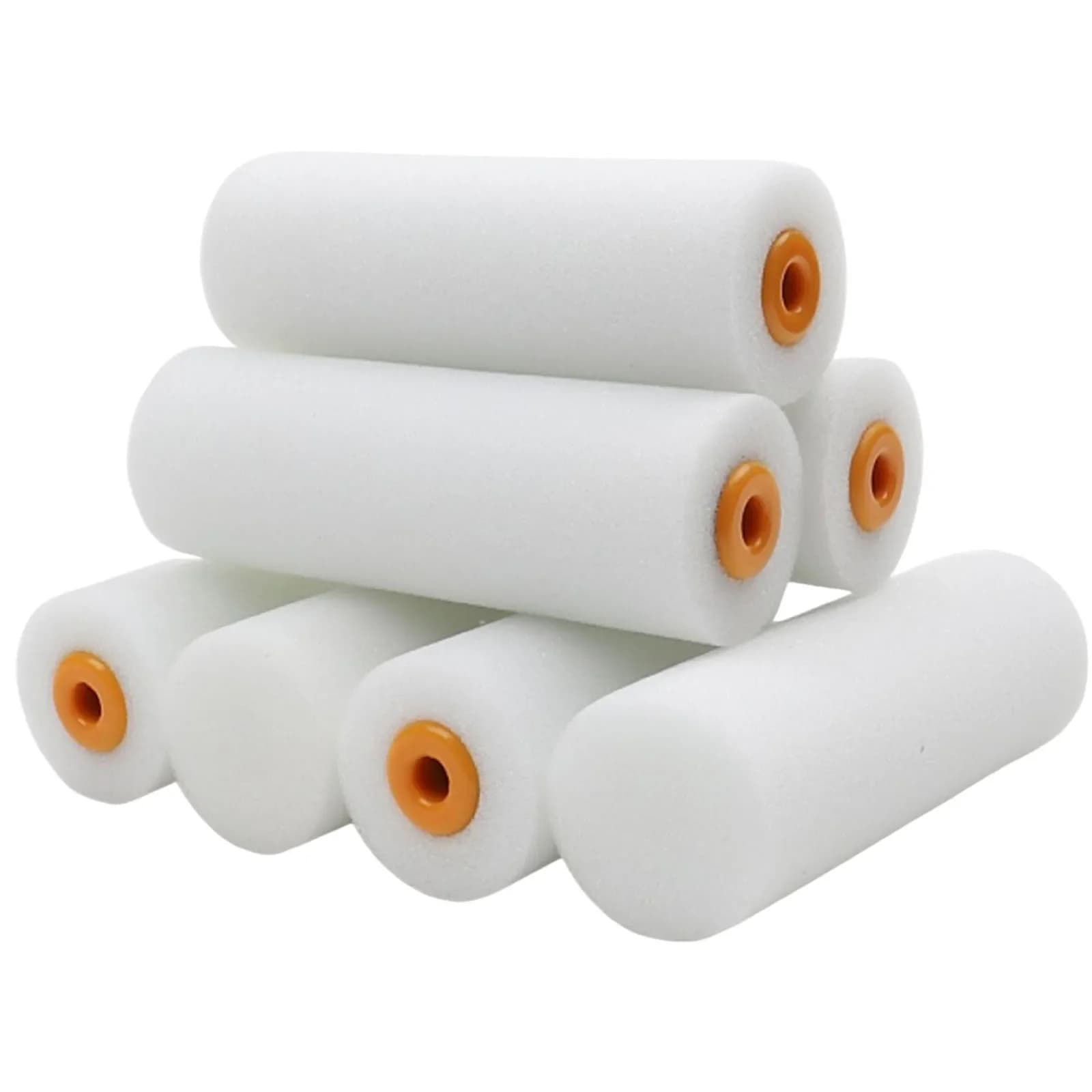 10 Pack Foam Paint Roller - Small Paint Roller, Mini Paint Roller & Paint Roller Cover 4 inch for Painting Walls, Cabinets, Door