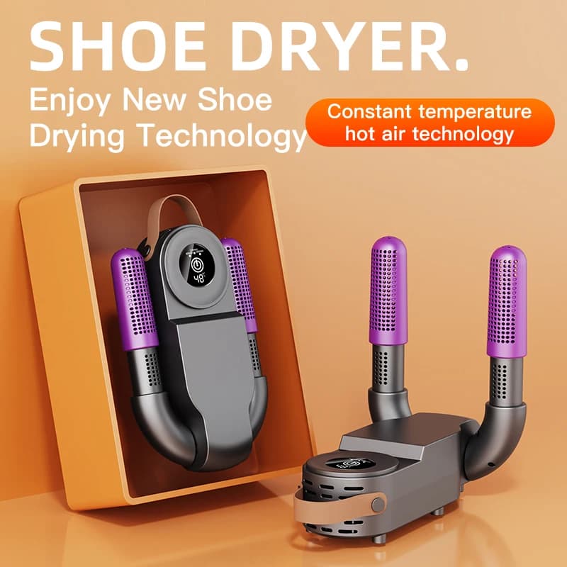 Nuovo 130W Asciugatrice per scarpe elettrica Scaldapiedi Sterilizzazione Deumidificazione Scarpiera Riscaldatore Dispositivo di deumidificazione Asciugatrice per scarpe ad asciugatura rapida