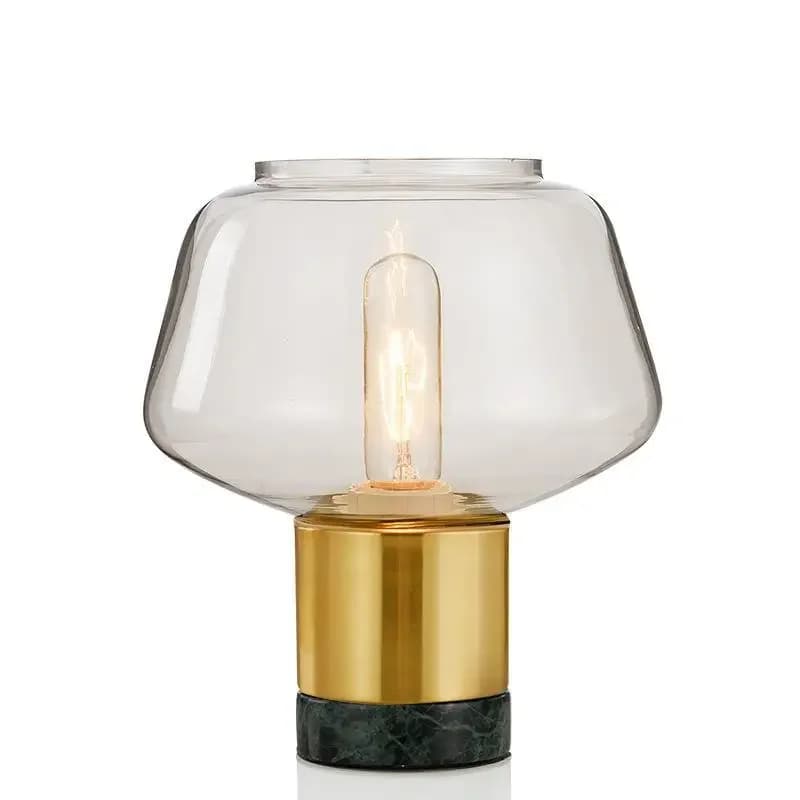 lampada da comodino con decorazione a fungo, soggiorno, camera da letto, studio creativo semplice e di lusso leggero