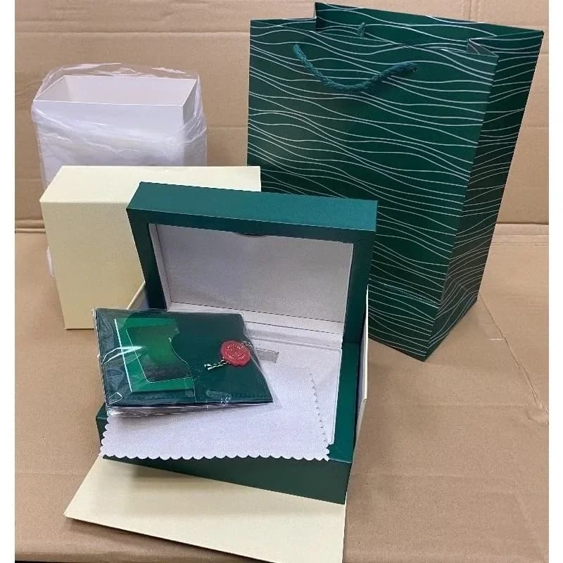 Green Wood Watches Box - Luxury Display, Microfiber Bearing and Gift Pack for Watches and Jewelry