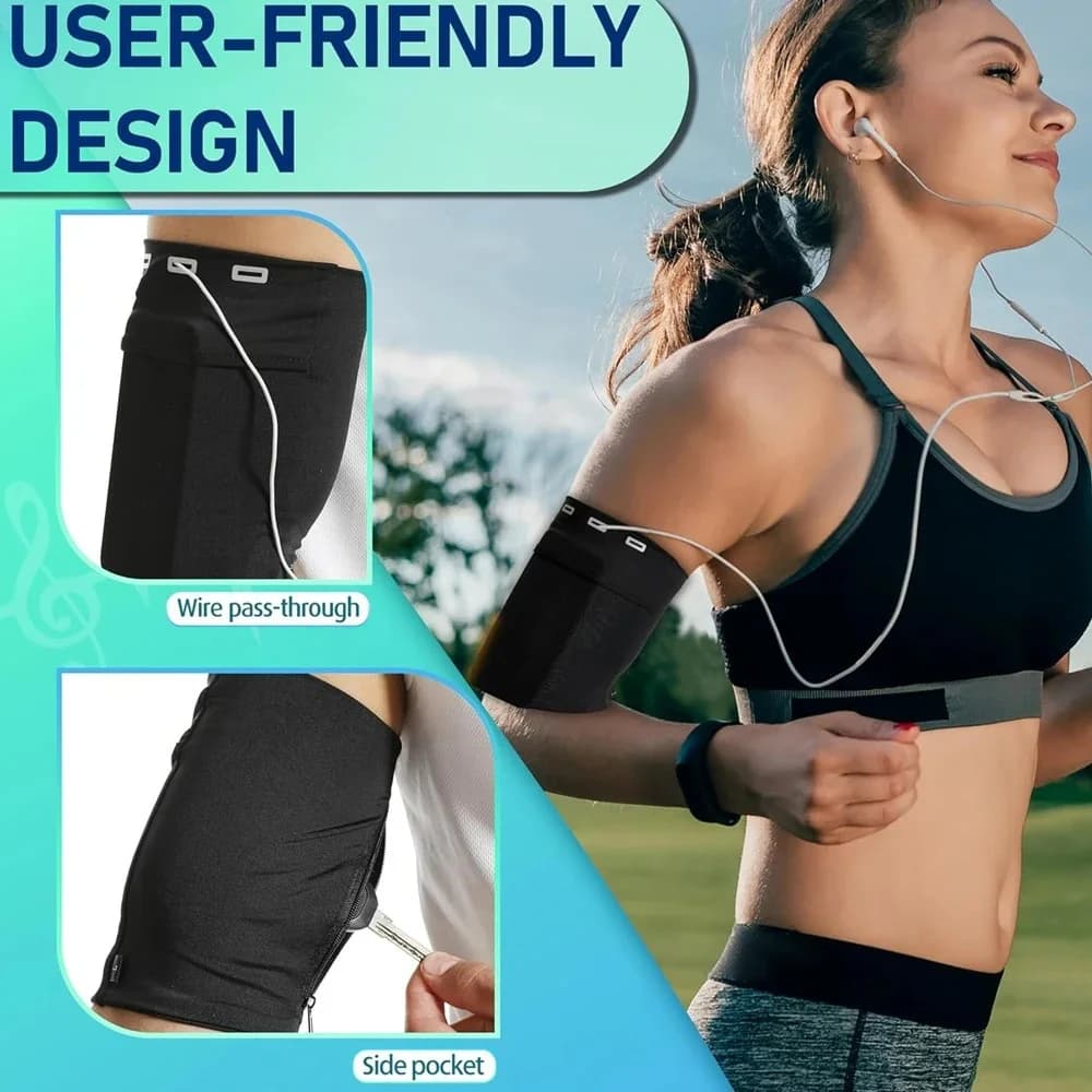 Nuovo aggiornamento custodia da braccio supporto per telefono mini borsa per sport all'aria aperta per iPhone Samsung Oneplus Xiaomi custodia per telefoni cellulari palestra corsa