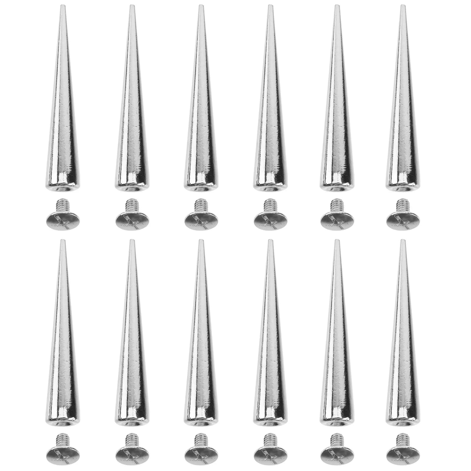 10 Pezzi Rivetti a Cono in Lega Versatili per Progetti Fai-da-Te, Moda Punk, Artigianato, Scarpe, Cinture, Giacche, Borse, Braccialetti