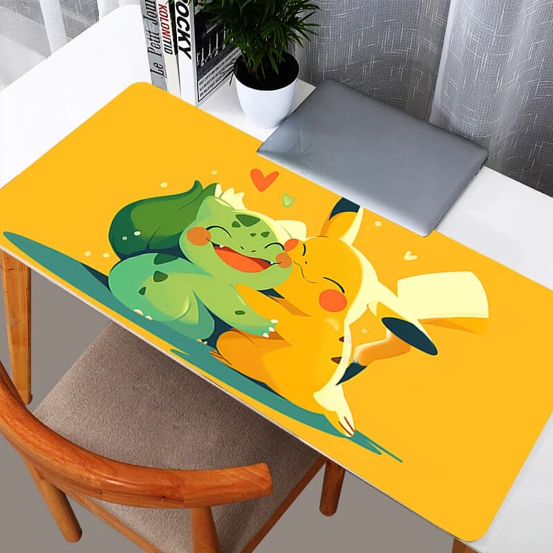 Nuovi tappetini per mouse Anime Bulbasaur Gamer Tappetino per mouse per computer Accessori da gioco Tablet Varmilo Tappetino per tastiera Anime resistente