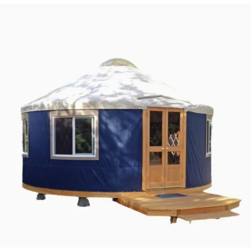 Tenda da campeggio, Sistemazione in fattoria, Tela spessa, Tenda in stile europeo calda e antivento, Tenda ultraleggera Yurta mongola