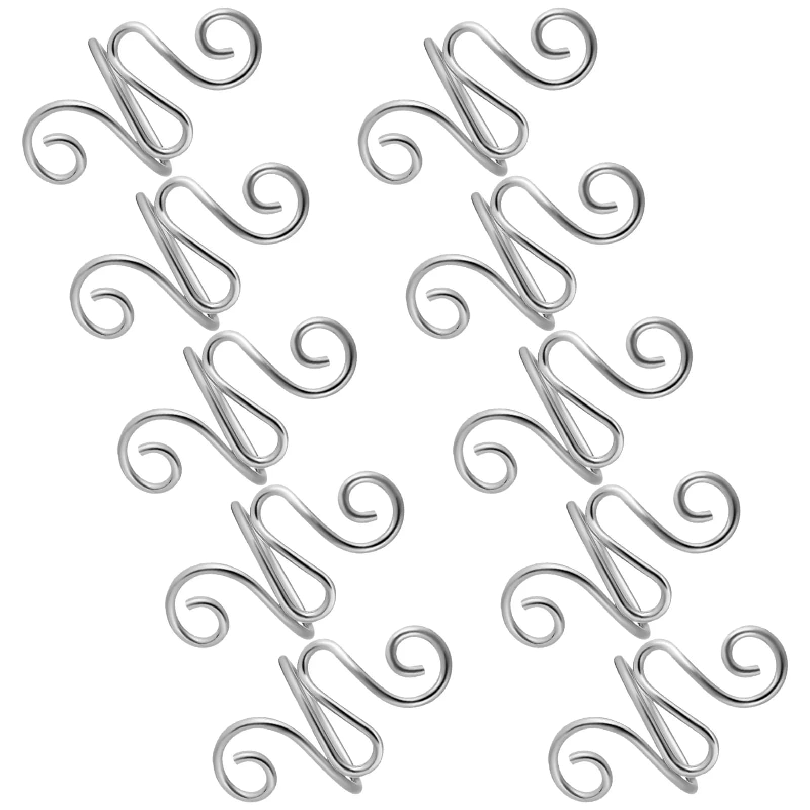 10 Pezzi Anello di Tensione per Uncinetto Regolabile, Guida per Filato da Dito, Anello Leggero in Metallo Antiscivolo, Strumenti per Lavorazione a Maglia per Uncinetto e Lavoro a Maglia