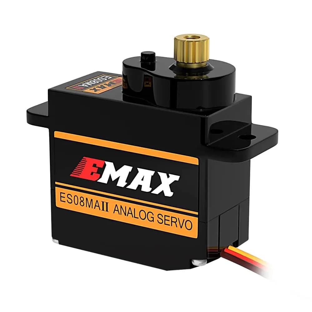 Emax Servo ES08MAII 12g Analog RC Servo for 1/24 Axial SCX24 Bronco/JLU/C10/Gladiator/Deadbolt/B17 RC Crawler Car Upgrade Parts