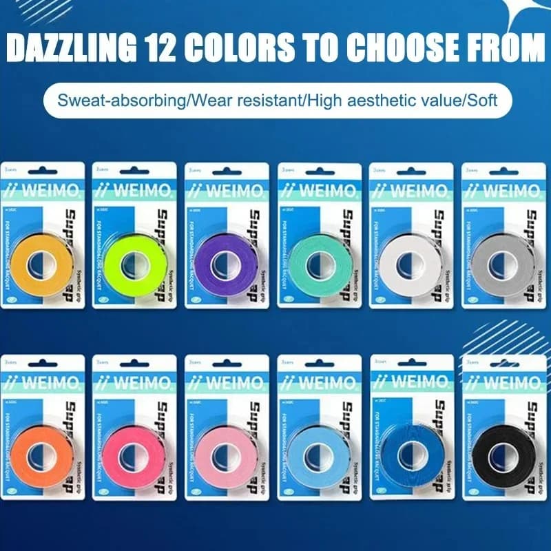 2025 Nuovo 3 Pz/pacco Badminton Racchetta Da Tennis Presa Esterna Colla AC102C EX Antiscivolo Assorbente Del Sudore Traspirante Wrap Maniglia Colla A Mano