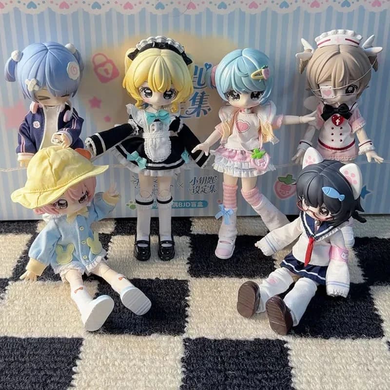 Nuova Serie Artbook Little Key 1/12 Bjd Blind Box, Scatola Misteriosa con Bambole, Regalo, Ornamento da Scrivania, Modellino Cartoon