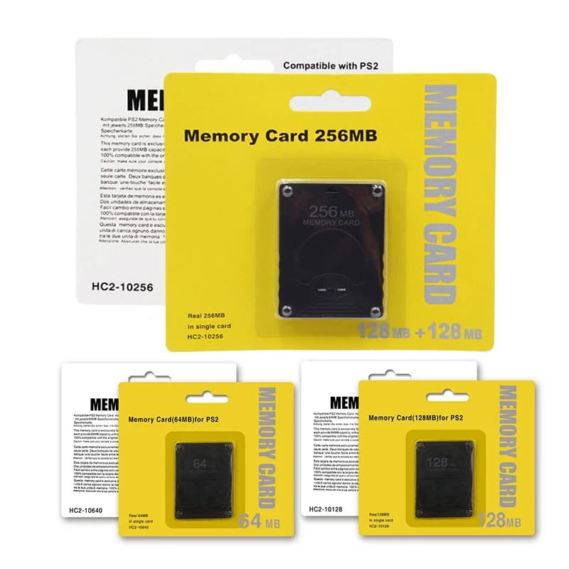 Espansione scheda di memoria Premium 64 128 256 MB adatta per Micro SD per Sony Playstation per PS2