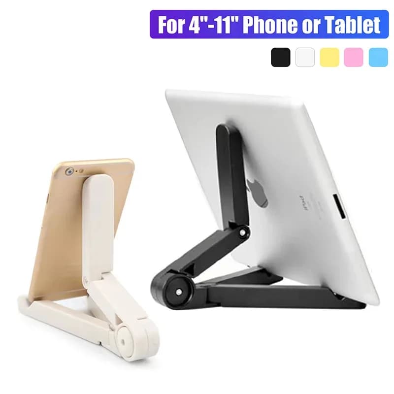Supporto universale pieghevole per tablet, supporto multifunzionale per cellulare, supporto portatile da tavolo per smartphone, per iPad, iPhone, Huawei