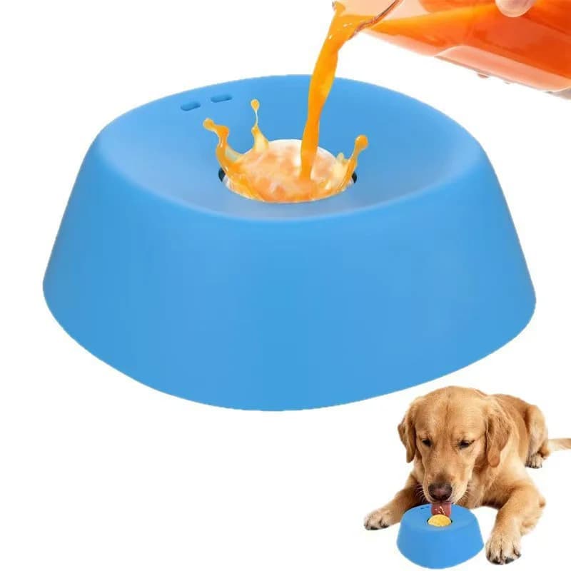 Ciotole Slow Feeder per Cani per Snack Liquidi, Ciotola Interattiva Anti-scivolo per Lick Bowl, Ciotola Anti-scivolo per Alimenti Umidi e Brodo di Carne per Cani