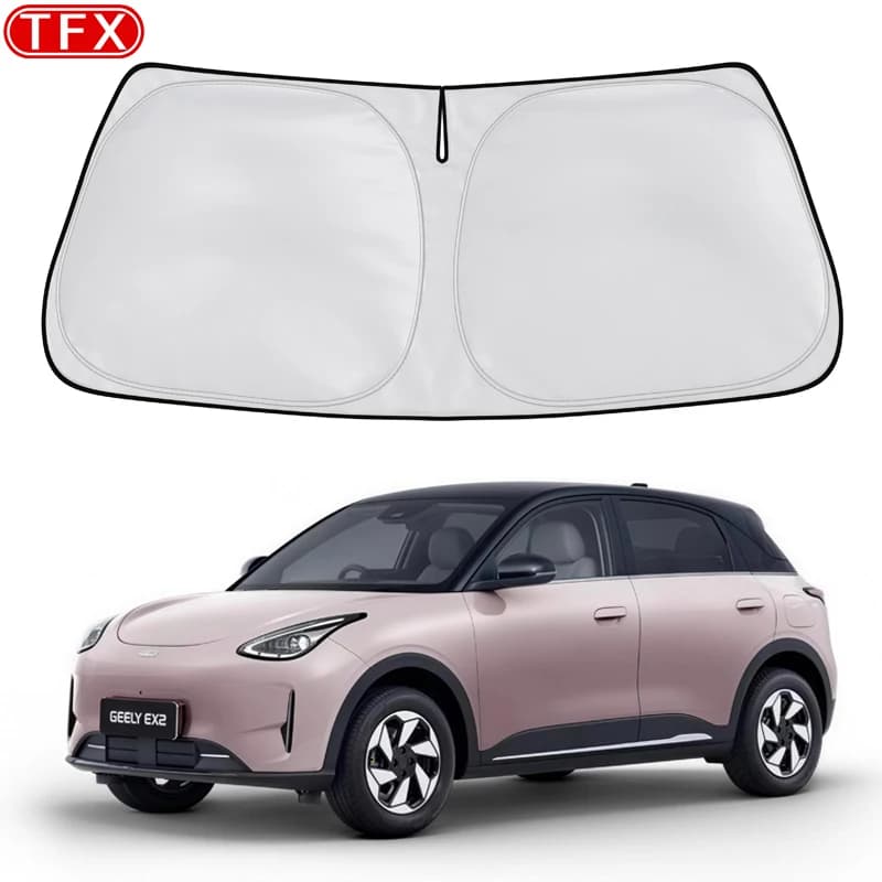 For Geely EX2 Geome Xingyuan 2025 2026 Car Styling Nano-Insulat Windshield Sunshade Front Window Sun Shade Visor Kit Accessories