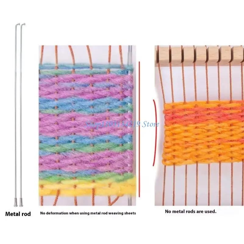 N5KC Weaving Loomed Knitting Accessories Knitting Loomed Frame Easy Installation for Craft Enthusiasts