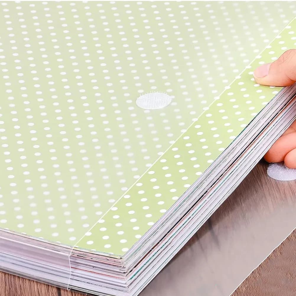 12Pcs Waterproof Transparent Plastic File Bag for Scrapbook Paper Vinyl Photos Documents Craft Paper Organization Folder