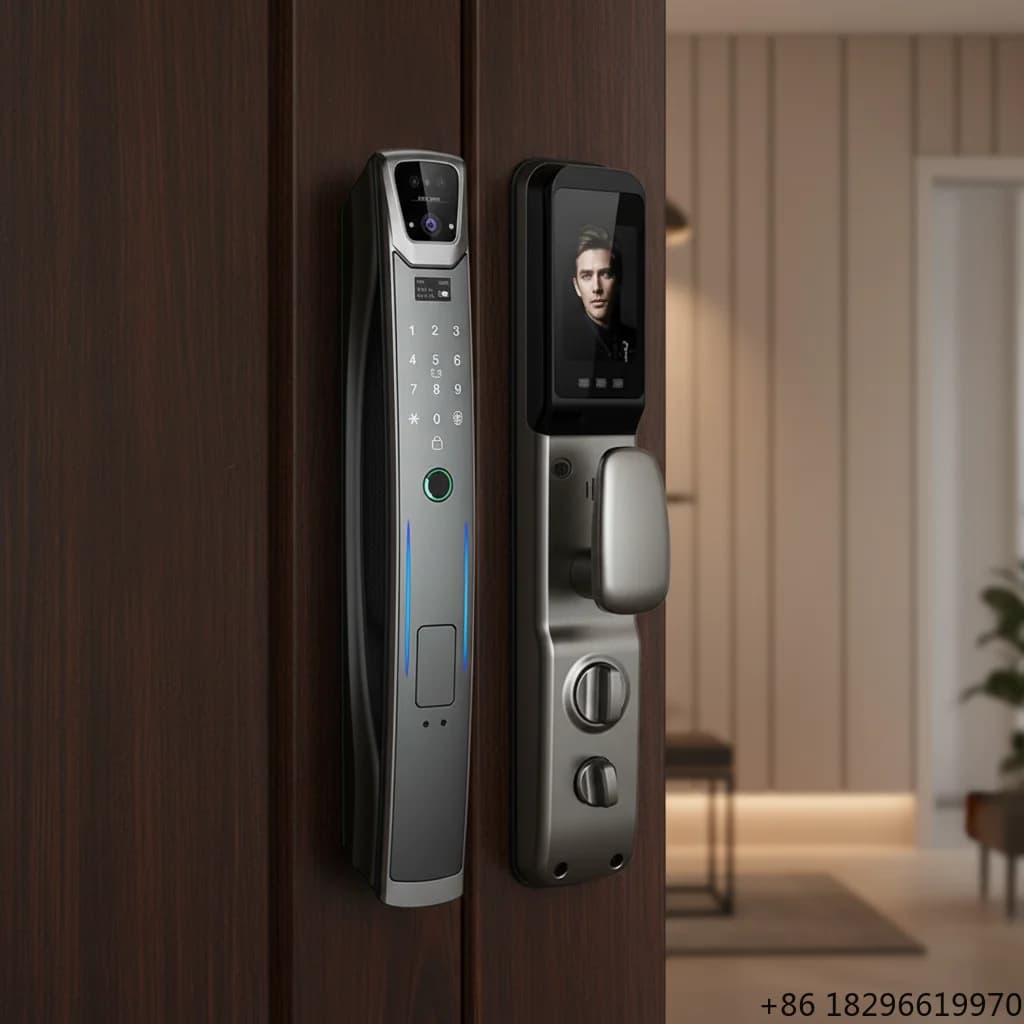 WiFi Face Recognition Door Lock with Video Doorbell 100% Automatic 6068 Fingerprint NFC IC Smartlife App Smart Home Decor