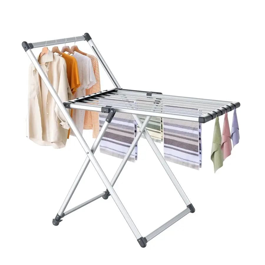 Seat rack, Foldable clothes rack for indoor and outdoor use, 10 clips for socks, Foldable sofa for towels